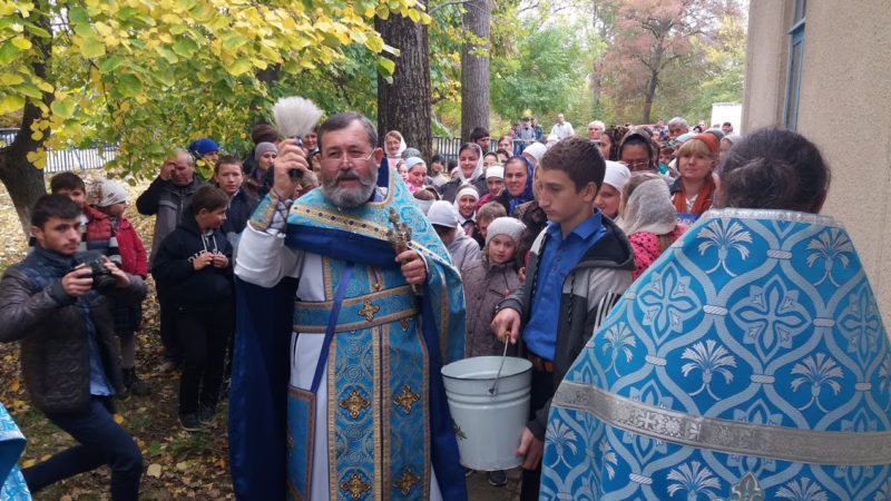 Состоялась беседа с настоятелем храма в честь Покрова Пресвятой Богородицы прот. Георгием Иванчуком