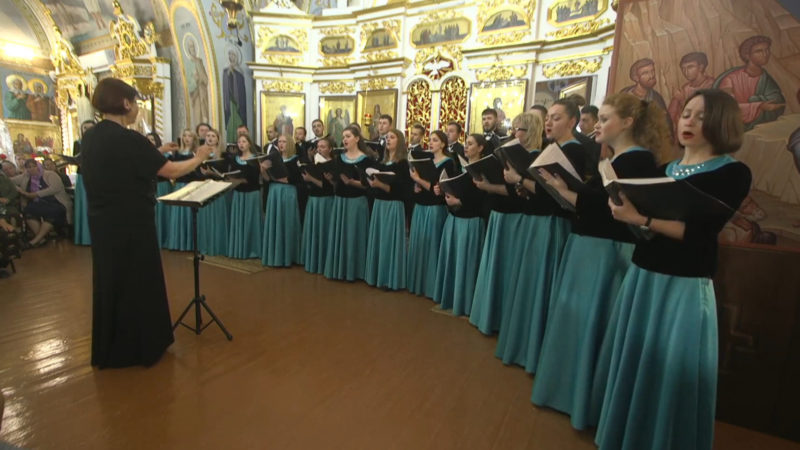 (LIVE) В храме с. Авдарма Приднестровский Государственный академический хор исполняет церковные песнопения
