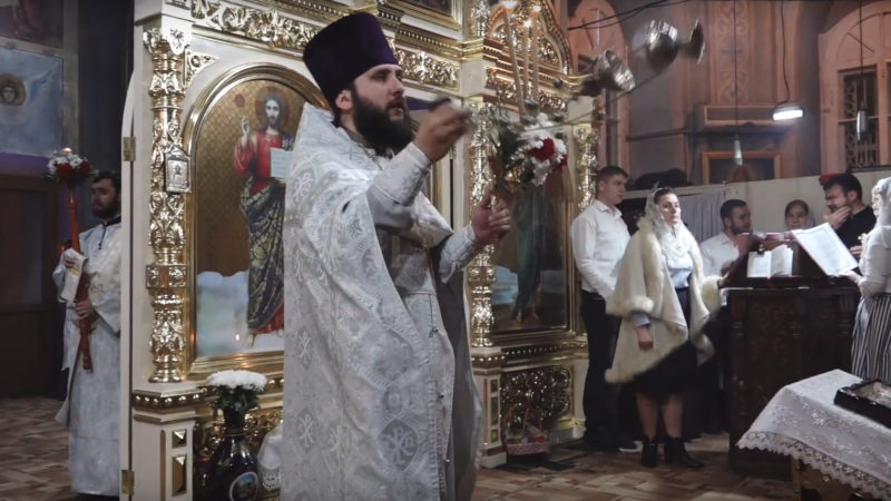 (ВИДЕО) Пасхальное богослужение в Кафедральном соборе мун. Комрат