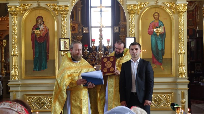 Президент выделил помощь на строительство трапезной в церкви Бессарабки