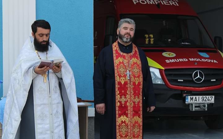 (ФОТО) Освящение Главного инспектората по чрезвычайным ситуациям г.Тараклия