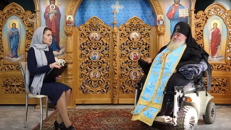(ВИДЕО) Схиархимандрит Иоанн Пейогло в эфире передачи «Главная тема»