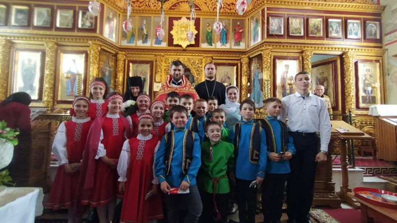 (ФОТО) Состоялось Пасхальное выступление воспитанников церковной школы при монастыре мун. Чадыр-Лунга