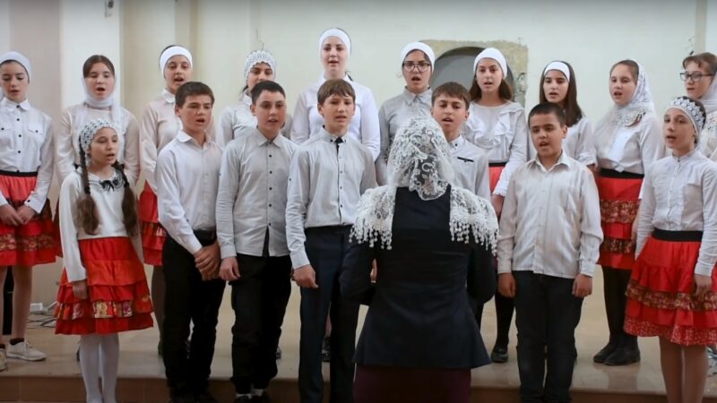 (ВИДЕО) Пасхальное выступление церковной школы с. Копчак