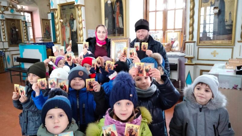 (ФОТО) Храм в Казаклии посетили дети из детсада Солнышко