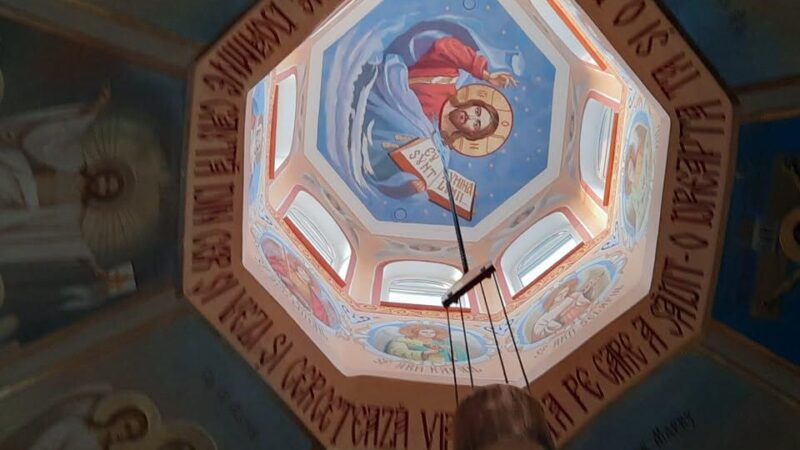 (ФОТО) В селе Борчаг завершились работы по росписи центрального купола храма